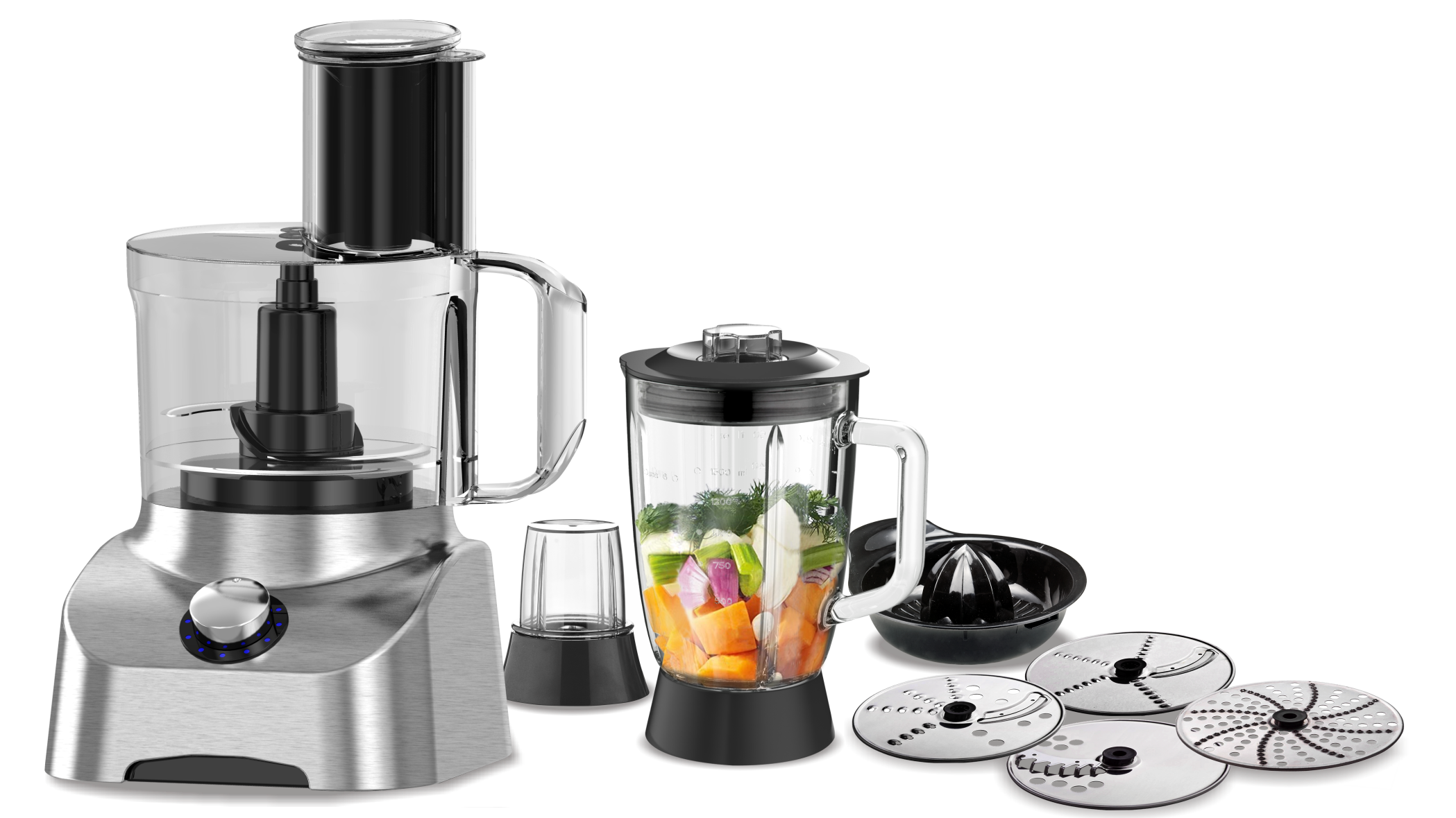 Pemotong Daging Blender Meja Pabrik Multifungsi, Pemotong Daging dengan Kaki Besar Anti-selip