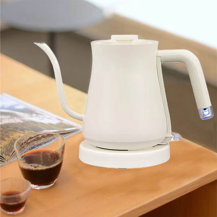 Ketel Elektronik Tuangkan Di Atas Tetesan Air Teh Baja Tahan Karat Pembuat Kopi Teko Kopi Leher Angsa