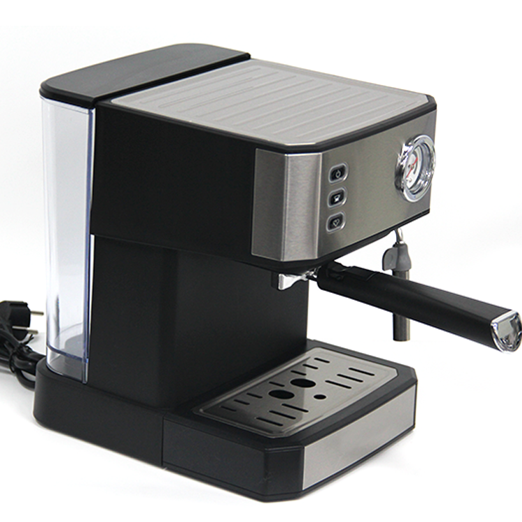 Perkolator Listrik Mesin Pembuat Kopi Uap Pembuat Kopi Espresso Semi-otomatis Stainless Steel