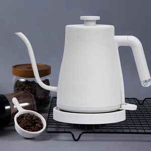 Teko Ketel Kopi Leher Angsa Listrik Baja Tahan Karat 304 Kontrol Suhu Portabel 1500W 1.0 L