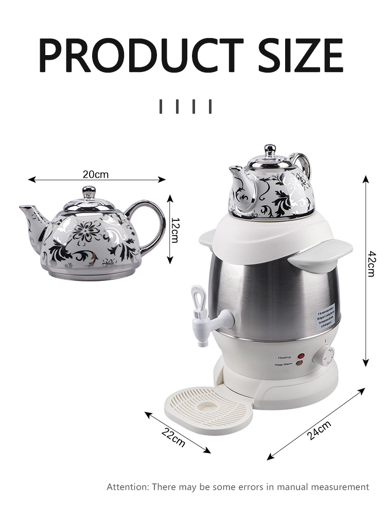 Ukuran Pembuat Teh Samovar