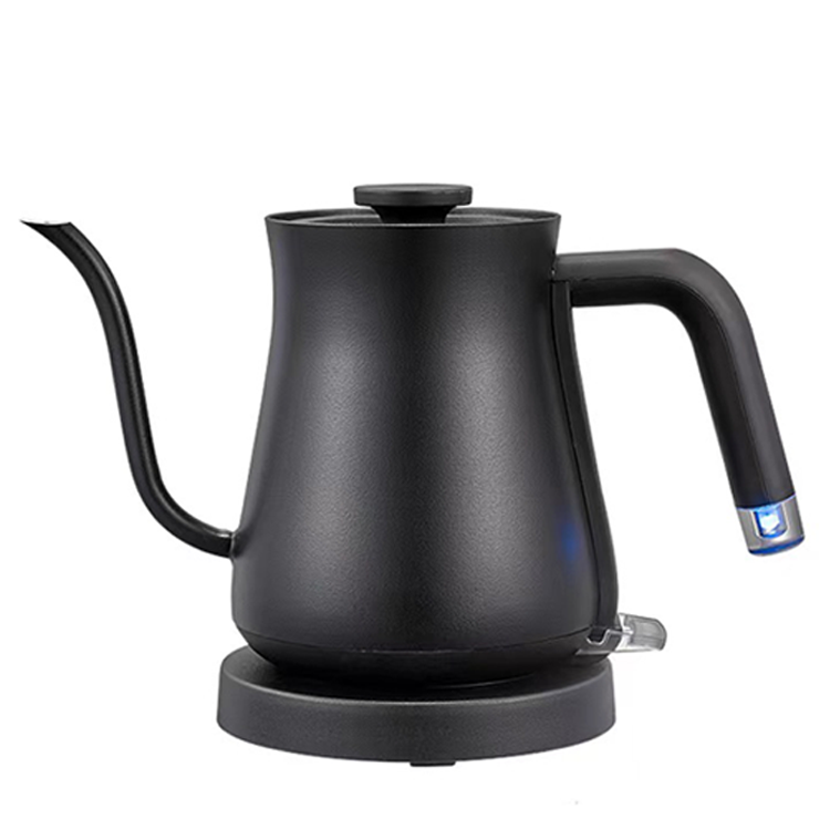 Peralatan Rumah Tangga Portabel 0,7L 1350W Pemanasan Cepat Tuangkan Ketel Kopi Teko Kopi Leher Angsa untuk Pembuatan Bir Kopi Teh