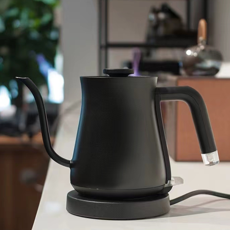 Peralatan Rumah Tangga Portabel 0,7L 1350W Pemanasan Cepat Tuangkan Ketel Kopi Teko Kopi Leher Angsa untuk Pembuatan Bir Kopi Teh