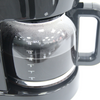 650W Mati Otomatis 1,5L 5-10 Cangkir Pembuat Kopi Espresso Tetes Listrik Hitam
