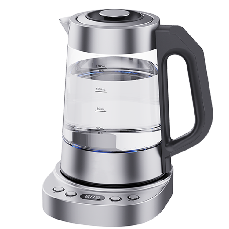 Dapur Populer 1.7l Rusia Ketel Kaca Listrik Samovar Ketel Air Pembuat Teh Ketel Listrik