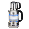 1850W LED BODY BODY BIRU Kaca Teh Digital Layar Sentuh Digital Control 2.0L Electric Glass Kettles 1.0L Glass Pot