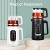 Desain Baru Teh Pot Digital 1.5L+1.1L Turki Samovar Kettle Pembuat Teh Listrik Set Panel Kontrol Layar Warna Otomatis