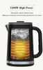 YUEKON APPLIANCES Kitchen Pembuat Teh Arab Set Ce RoHS Digital Keep Water Water Boiler Double Layer Digital Tea Maker 