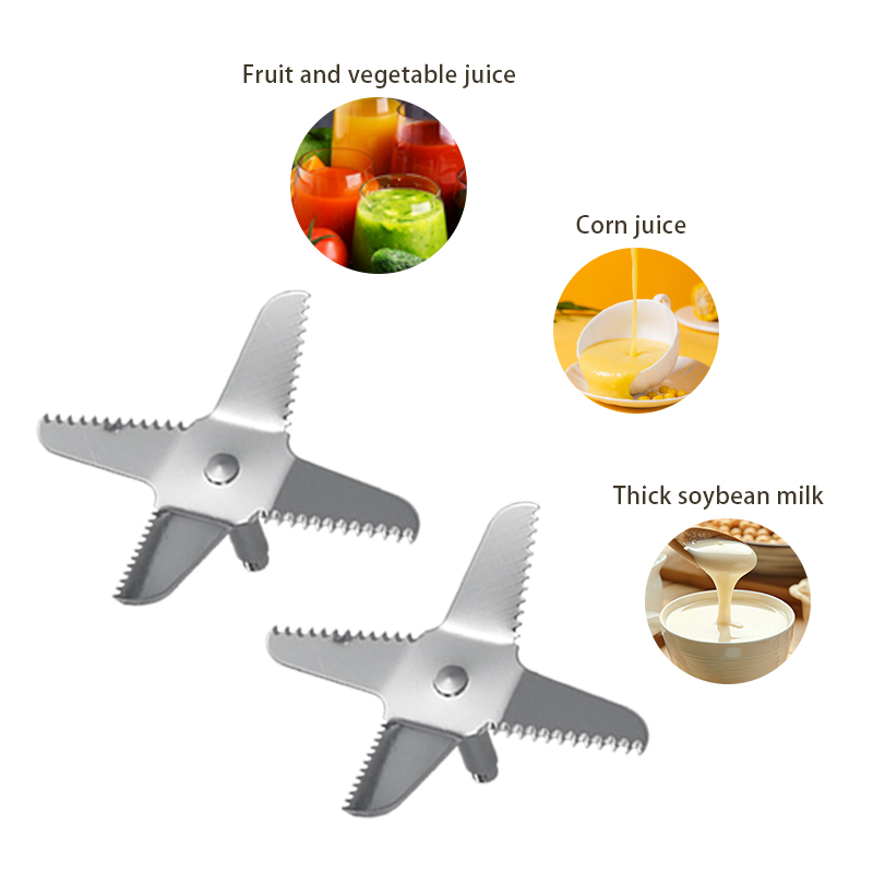 Mesin Memasak Bilah Mixer Komersial Bagian 304 Bagian Mixer Penggantian Stainless Steel untuk Blade Juicer Rumah Tangga 