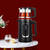 Alat Kecil Pembuat Teh Dua Lapis dengan Ketel Badan Kaca Ketel Teh Pot Kendi Tanpa Kabel Pembuat Teh Samovar