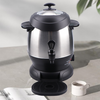 Samovar Listrik 2-in-1 Enamel Keramik Putih 5 Liter Teko Teh Pembuat Teh Samovar Listrik Rusia Turki Bergaya
