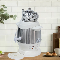 Ketel Teh Samovar Komersial Kualitas Terbaik Ketel Listrik 4l Multifungsi Samovar Keramik Putih Tahan Karat
