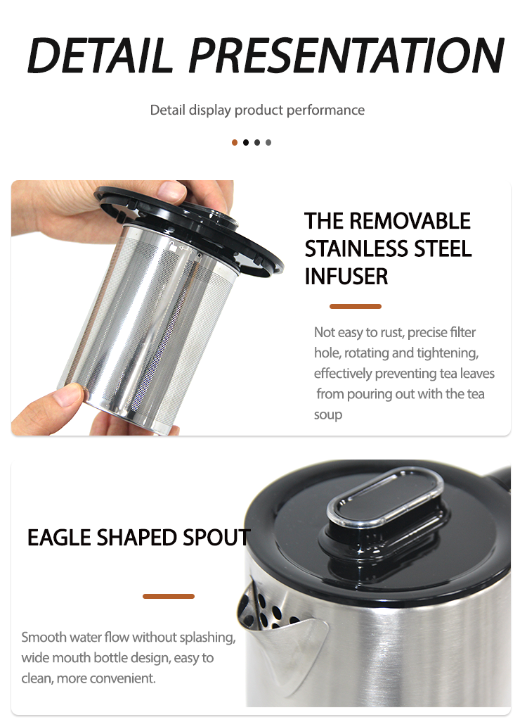 Infuser stainless steel yang dapat dilepas