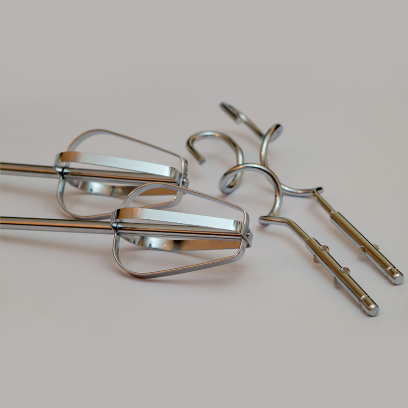 Multifungsi Profesional Dapur 3 in 1 Stainless Steel Food Mixer Parts Beat Egg Egg Dough Hook Kocok Bagian