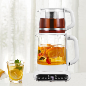 Peralatan Dapur Rumah Pembuat Teh Teko Kaca Rebus Air 1,5l Ketel Air Listrik Ketel Tanpa Kabel Portabel