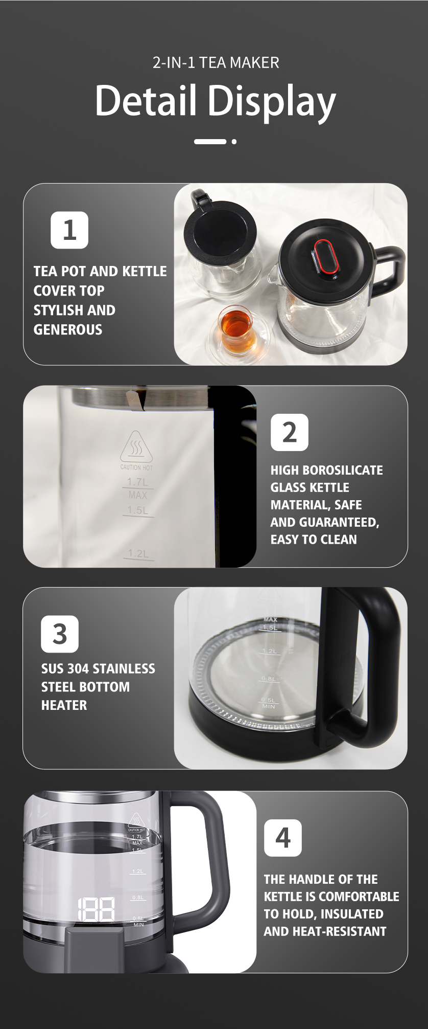Samovar Listrik 2-in-1