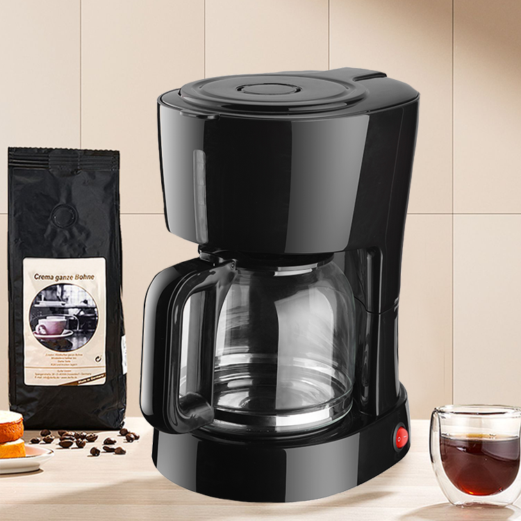 Mesin Kopi Elektrik Hitam Otomatis Komersial Terlaris Mesin Pembuat Kopi Espresso Tuang Di Atas Luar Ruangan