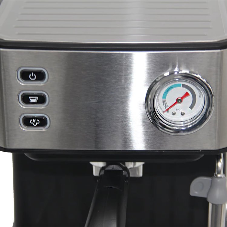Perkolator Listrik Mesin Pembuat Kopi Uap Pembuat Kopi Espresso Semi-otomatis Stainless Steel