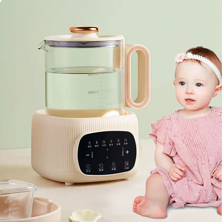 Desain Kapasitas 1,3L Mesin Modulator Susu Penghangat Botol Bayi 3in1 Mixer Susu dan Ketel dengan Fungsi Penghilang Klorin