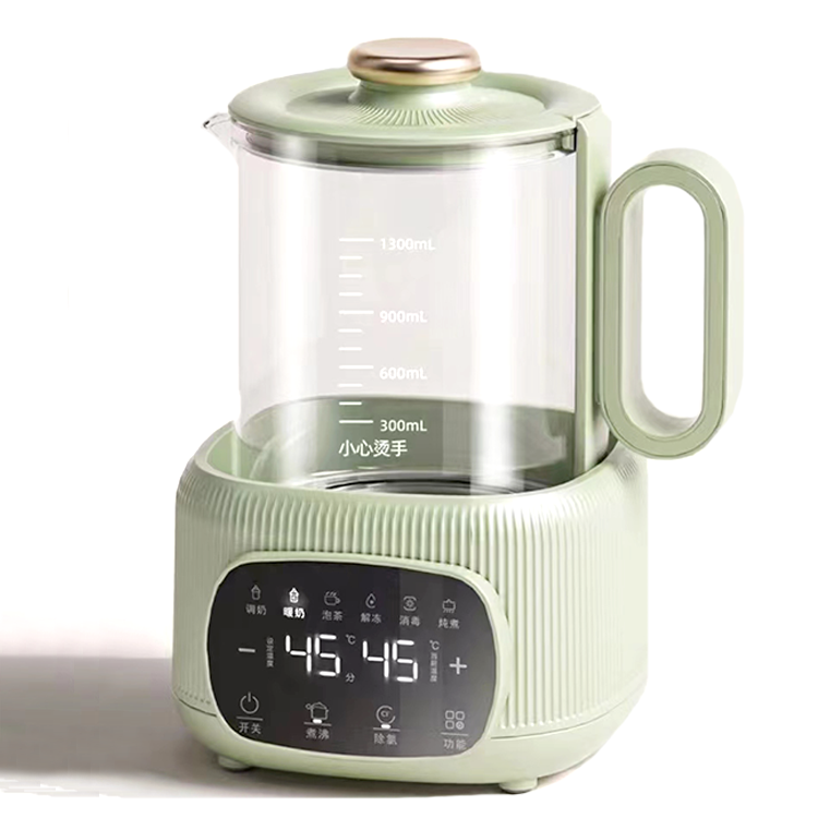 Desain Kapasitas 1,3L Mesin Modulator Susu Penghangat Botol Bayi 3in1 Mixer Susu dan Ketel dengan Fungsi Penghilang Klorin