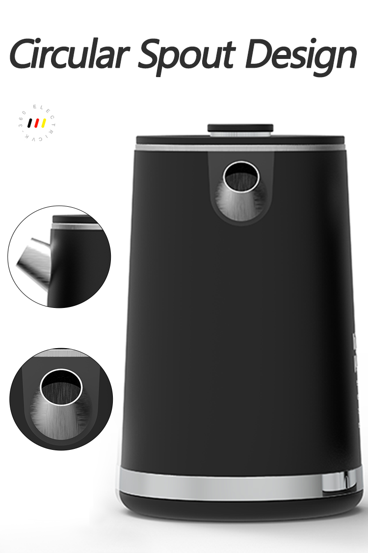 Yuekon 1.5L+1.1L Kettles Elektronik Kacang dan Teh 2 In1 Pembuat Teh Lapisan Ganda Dengan Kontrol Suhu