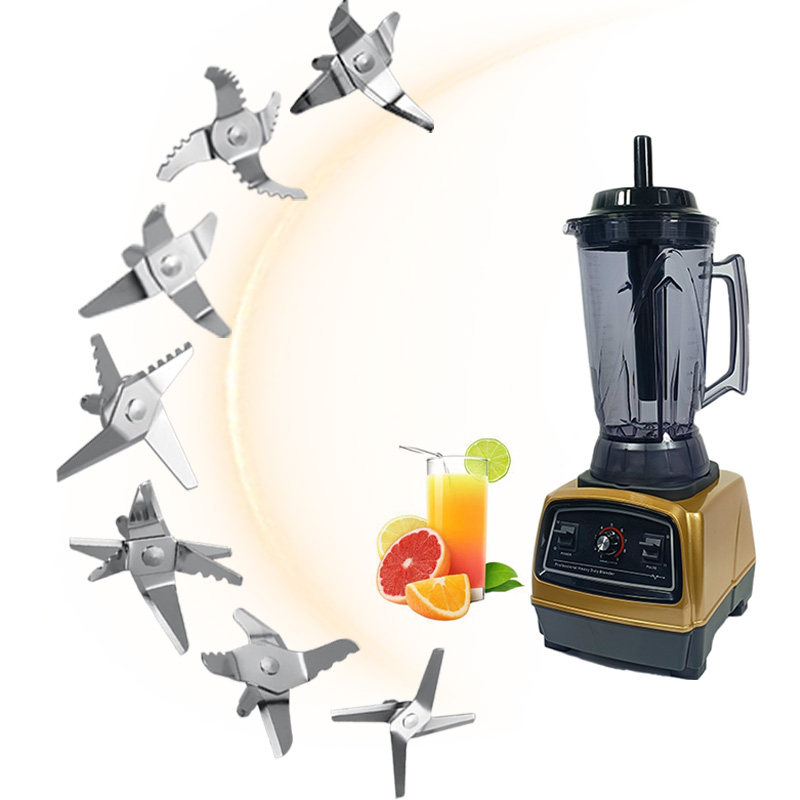 Suku cadang blender komersial bagian cadangan 4 pisau bagian mixer penggantian ekstraktor blender berkekuatan tinggi