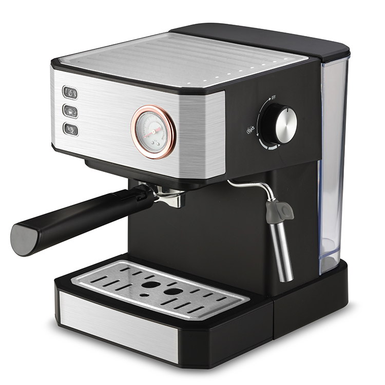 Perkolator Listrik Mesin Pembuat Kopi Uap Pembuat Kopi Espresso Semi-otomatis Stainless Steel