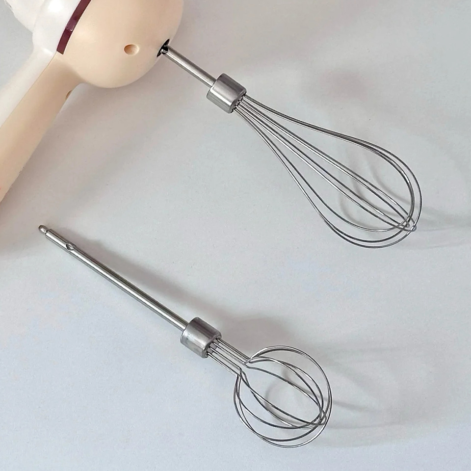 Dapur Profesional Handheld Egg Beat Part Dough Dough Stand Mixer Adonan Hook Untuk Membuat Mixer Makanan penutup