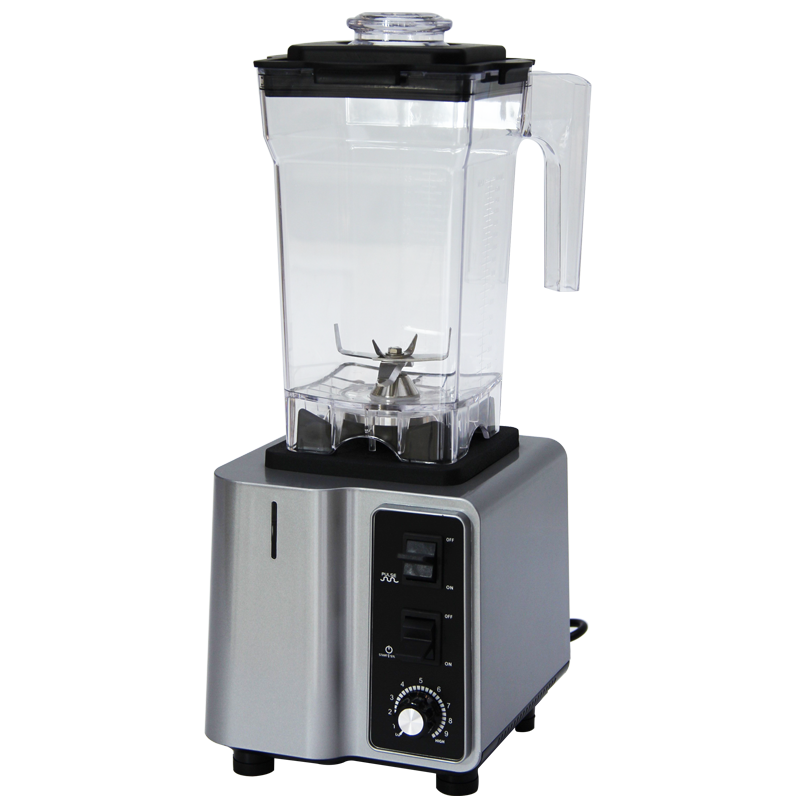 1800W Pengolah Makanan Besar Kuat Industri Multifungsi Smoothie Buah Kecepatan Tinggi Mixer Pengolah Makanan Listrik Dapur Rumah