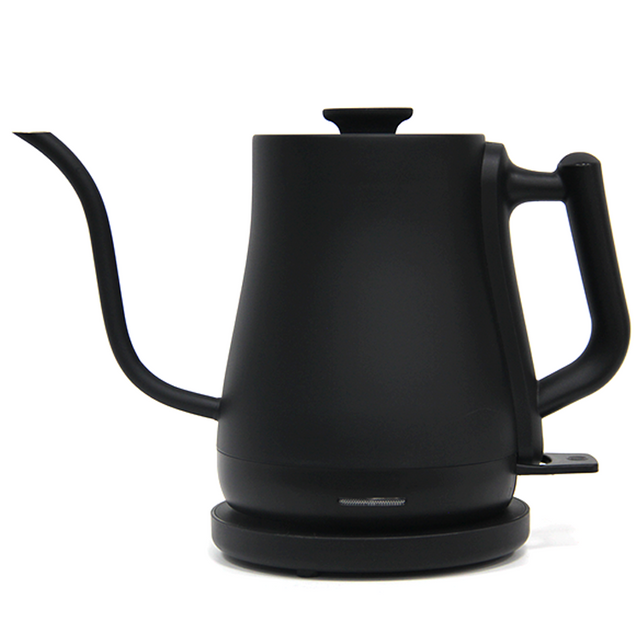 1L 1500W Teko Teh Kopi Baja Tahan Karat Kontrol Suhu Ketel Kopi Leher Angsa Ketel Listrik Tanpa Kabel untuk Menuangkan Kopi