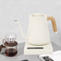 Desain Baru Ketel Gooseneck Termos Peralatan Rumah Tangga Ketel Listrik Gooseneck Baja Tahan Karat Tuangkan Di Atas Teh Kopi