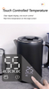 Ketel Teh Air Panas Rumah Tangga Set Nampan Ketel Listrik Pembuat Teh Samovar dengan Kontrol Suhu Digital 