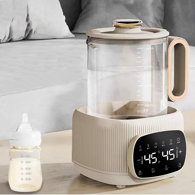 Desain Kapasitas 1,3L Mesin Modulator Susu Penghangat Botol Bayi 3in1 Mixer Susu dan Ketel dengan Fungsi Penghilang Klorin