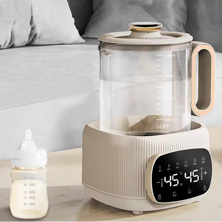 Desain Kapasitas 1,3L Mesin Modulator Susu Penghangat Botol Bayi 3in1 Mixer Susu dan Ketel dengan Fungsi Penghilang Klorin