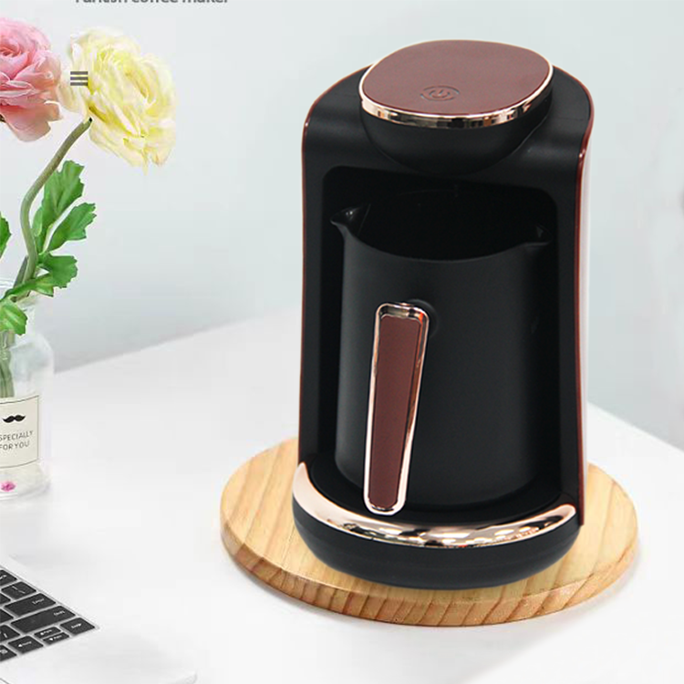 Mesin Pembuat Kopi Espresso Mini Teko Kopi Elektrik Turki Food Grade Dengan Perlindungan Kering Otomatis 