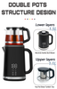 YUEKON APPLIANCES Kitchen Pembuat Teh Arab Set Ce RoHS Digital Keep Water Water Boiler Double Layer Digital Tea Maker 