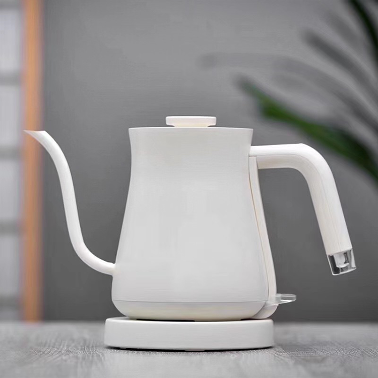Peralatan Rumah Tangga Portabel 0,7L 1350W Pemanasan Cepat Tuangkan Ketel Kopi Teko Kopi Leher Angsa untuk Pembuatan Bir Kopi Teh