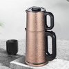 Double Stainless Steel Tea Pot Grade Food Turki 2 in 1 Electric Tea Machine Mesin Teh Bocor Ketel listrik dengan filter infuser 
