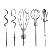 Multifungsi Profesional Dapur 3 in 1 Stainless Steel Food Mixer Parts Beat Egg Egg Dough Hook Kocok Bagian