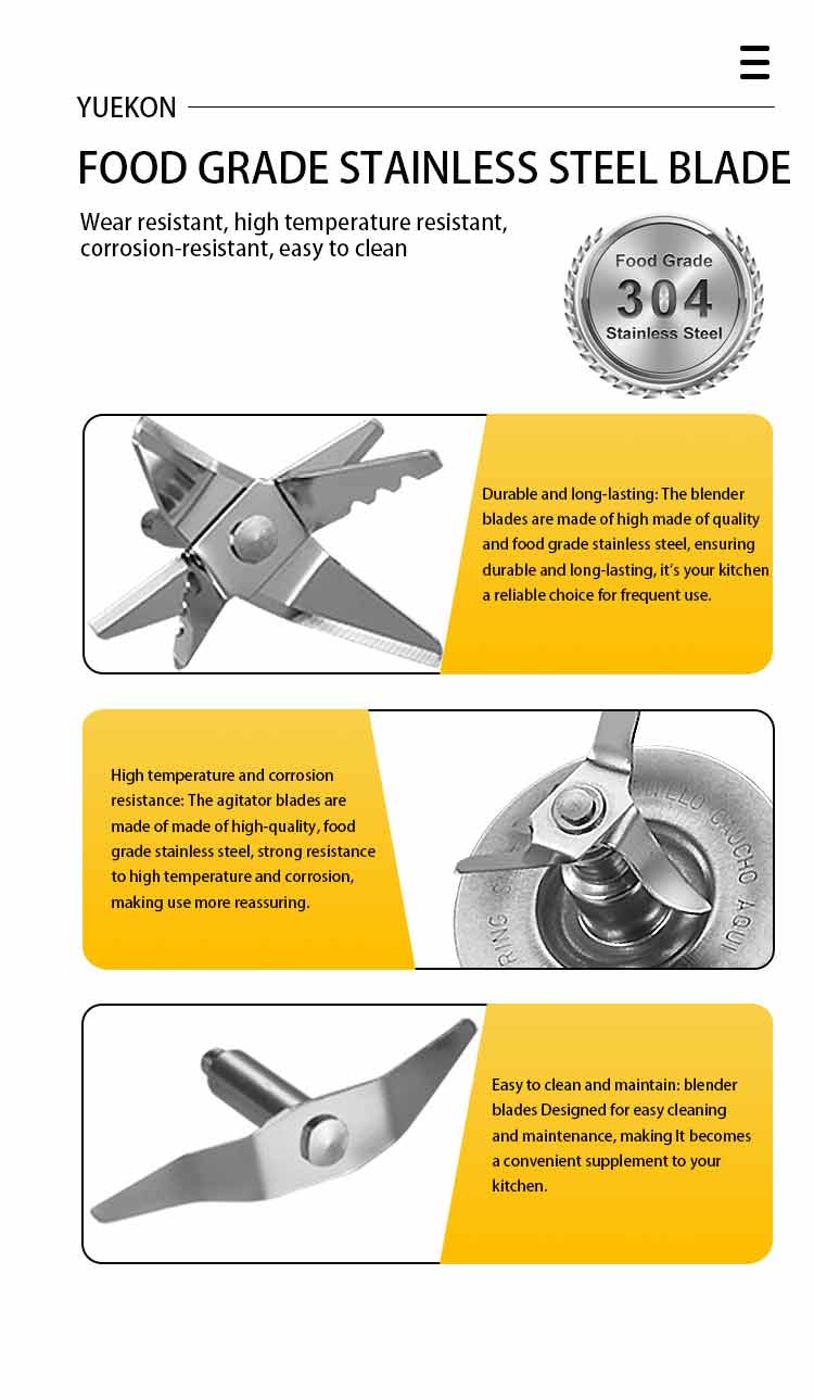 Pisau stainless steel grade food