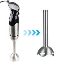 Blender Kecil Elektrik Rumah Tangga, Aksesori Mixer Makanan Blender Celup Genggam Pelanggar Dinding 