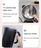 Desain Baru 1.7 + 1.1l Filter Pembuat Kopi Listrik Stainless Steel Ketel Samovar Turki Untuk Teh