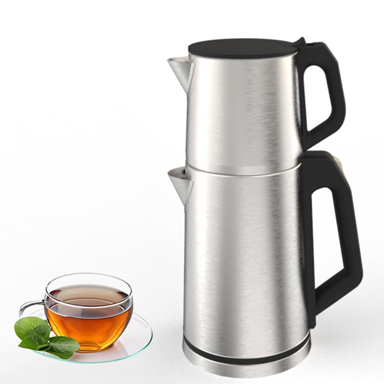  Dapur Pintar 2.0L Ketel Listrik Samovar Mesin Teko Teh Listrik dengan Set Baki Pengatur Suhu