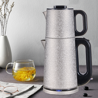 1500W mesin teh multi-fungsional stainless steel pembuat teh Turki ketel listrik untuk rumah boiler air yang sehat