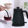 Ketel Tetes Kopi Pemanas Gooseneck Kopi Cerdas Ketel Kopi Elektrik Gooseneck Pengontrol Suhu Kopi Hitam Putih